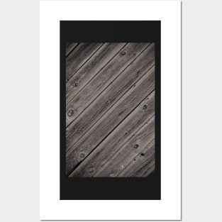 Weathered wooden door texture background Posters and Art